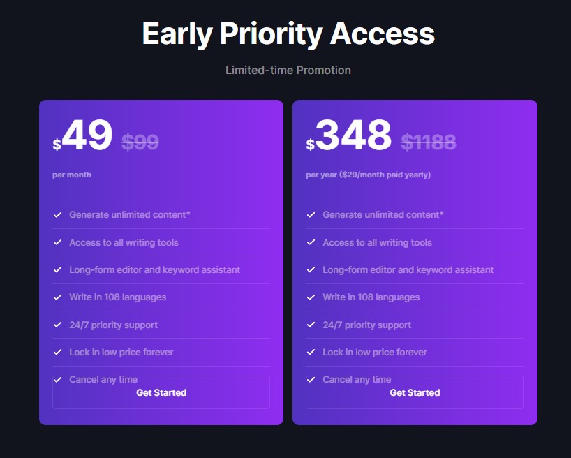 WordHero Lifetime Option